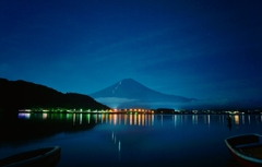 月夜の晩に富士を撮る ～晩夏～