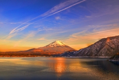 Mt.Fuji of January ～Motosuko Side～