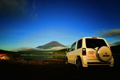 夜明けの Mt.Fuji