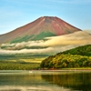 夏のあとさき　～赤富士～