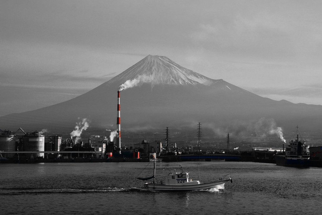 出漁　～田子の浦～