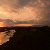 今日の夕日10/17