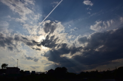 今日の空