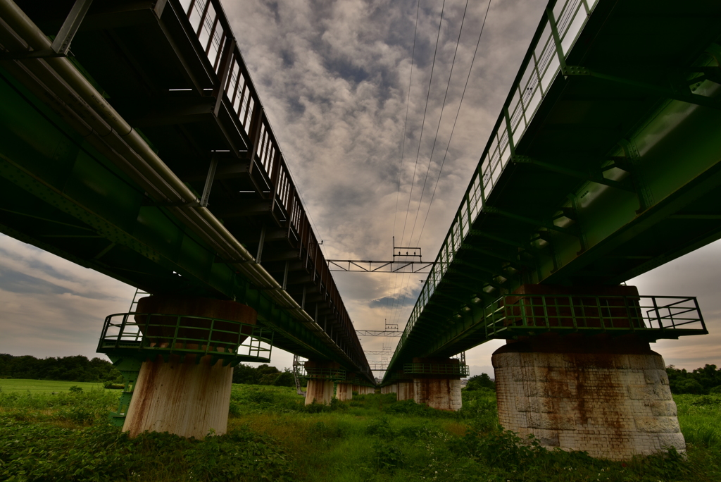 広角な風景