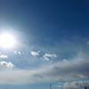 晴天の冷たい風