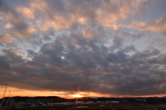 今日の夕景1/9