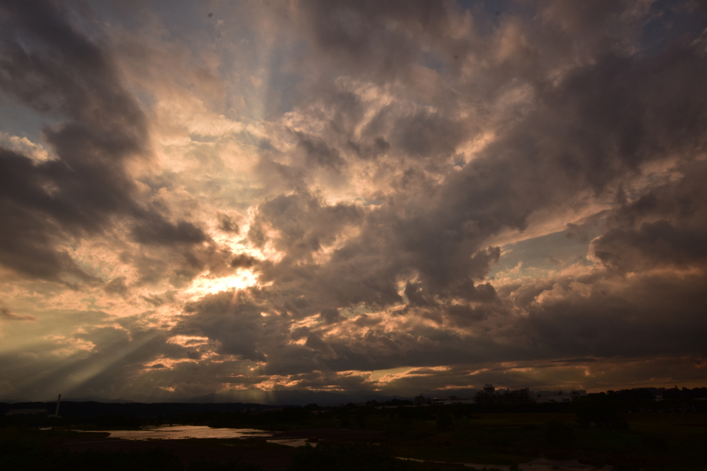 今日の夕景6/6