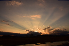 今日の夕景12/27