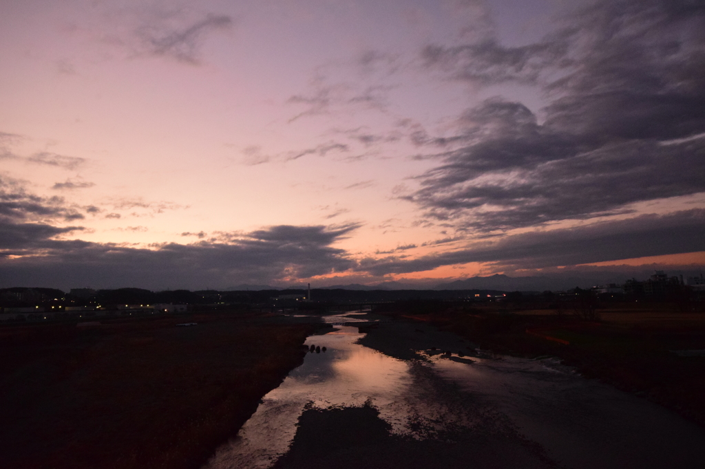 最後の夕景