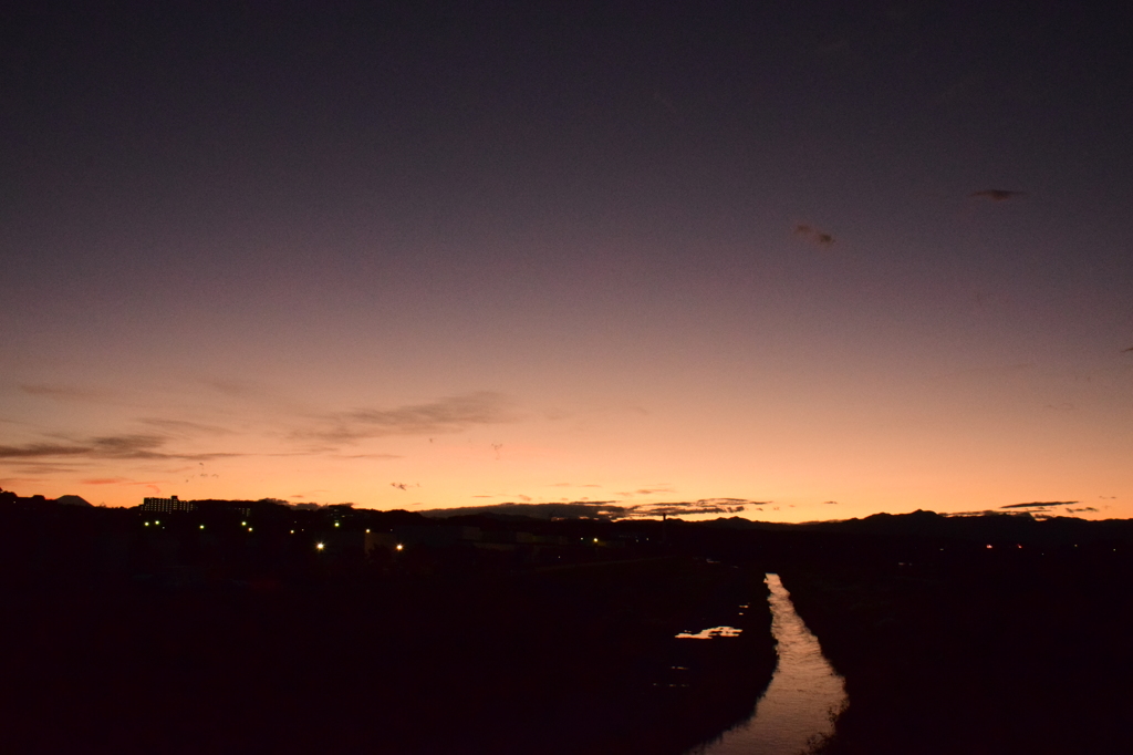秋の夕暮れ