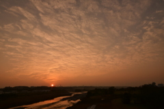 今日の夕景10/24