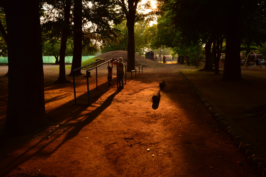 がんばった夕方