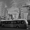 レトロ風なバス