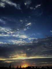 青空から夕暮まで