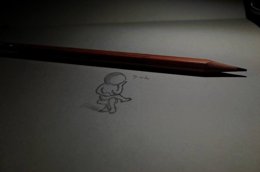 うーん、何を描こう