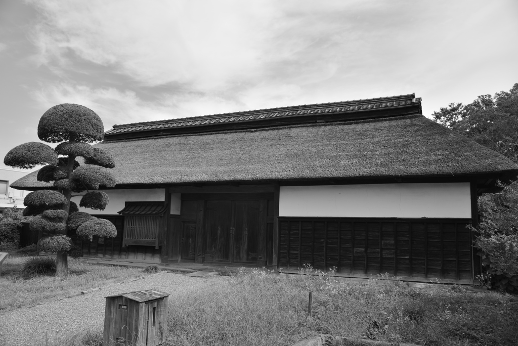 茅葺屋根の家 ②