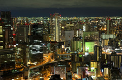 梅田スカイビルからの夜景