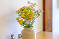 カフェの花瓶