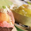 桃のケーキ