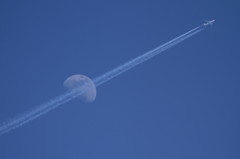 月と飛行機2