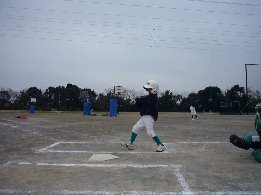 学校練習（打ちました！）