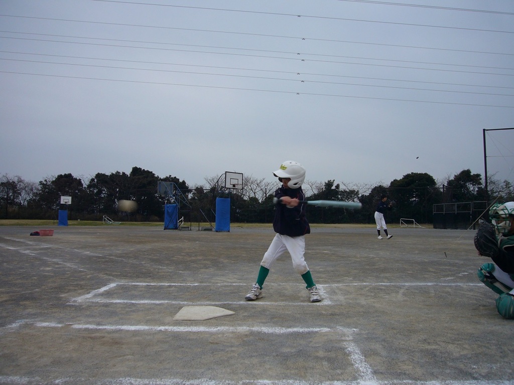 学校練習（打てそうです）