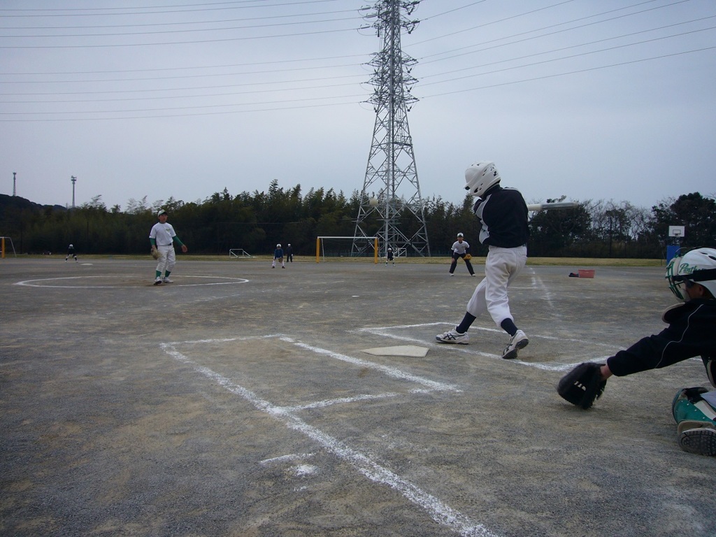 学校練習（打ちました！）