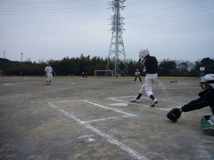 学校練習（打ちました！）