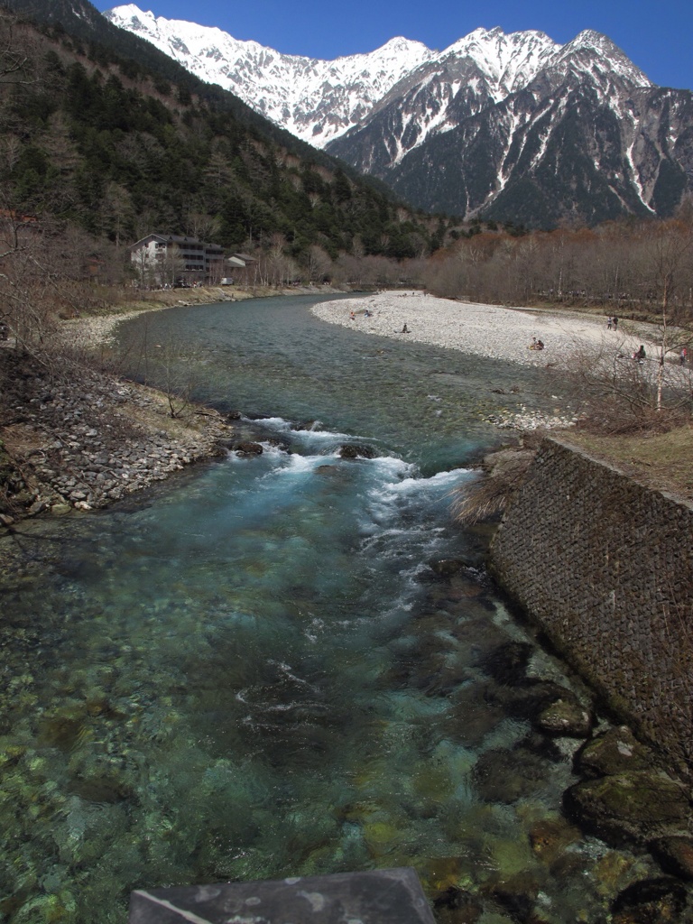 五月の上高地（長野）