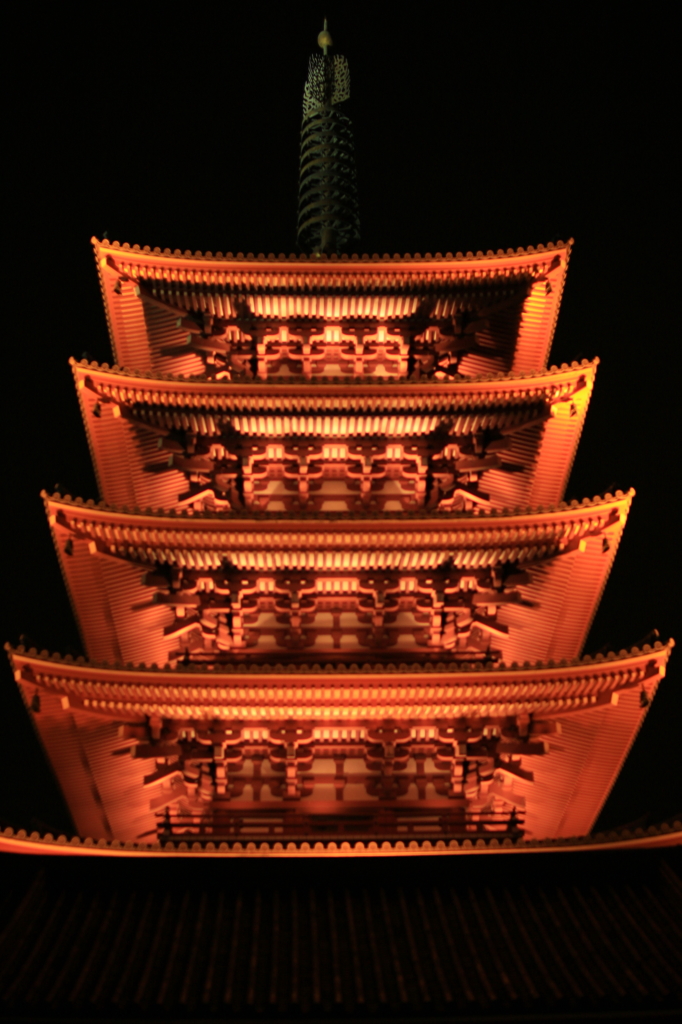 浅草寺の五重塔