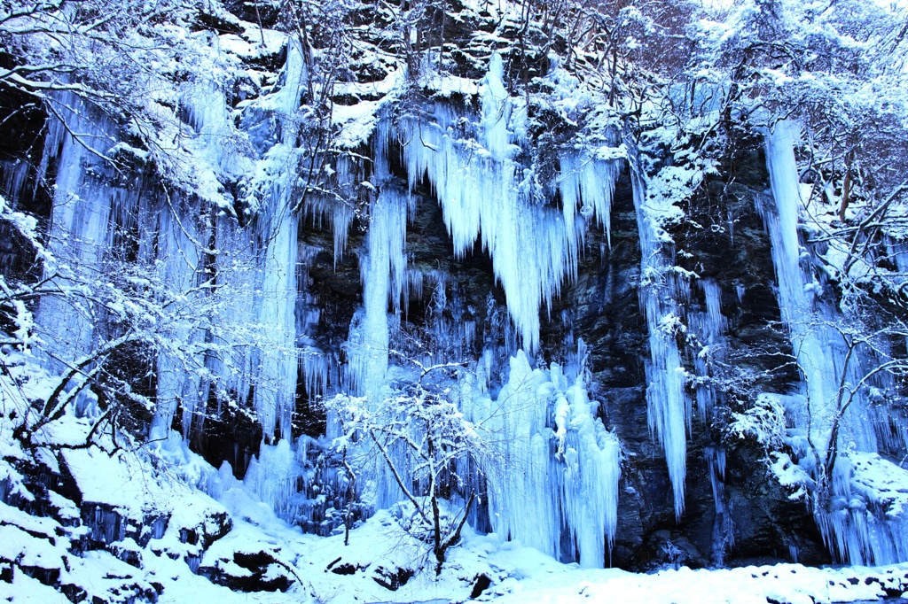 三十槌の氷柱（埼玉県秩父市）