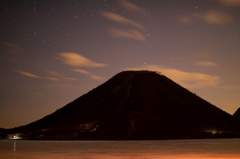星空と榛名山
