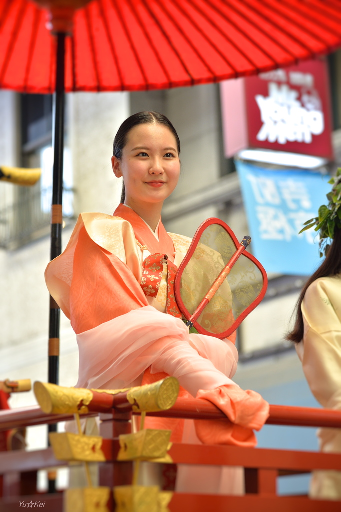 祇園祭　花笠巡行