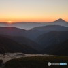 夜明けの富士山