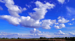 中央大平原に続く空　Hungary