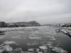 ドナウの流氷 2012年　Budapest