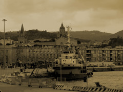 カターニャの港にて　Italy Sicily