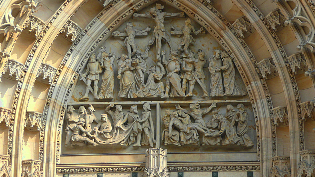 聖ヴィート大聖堂の彫刻　Czech Prague