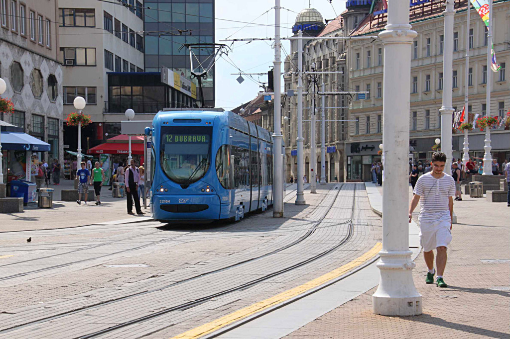 トラム　Croatia Zagreb
