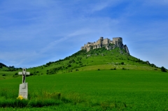 Spišský hrad at Slovakia 