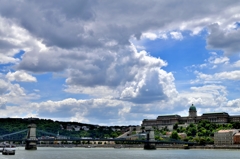 王宮と鎖橋　Budapest