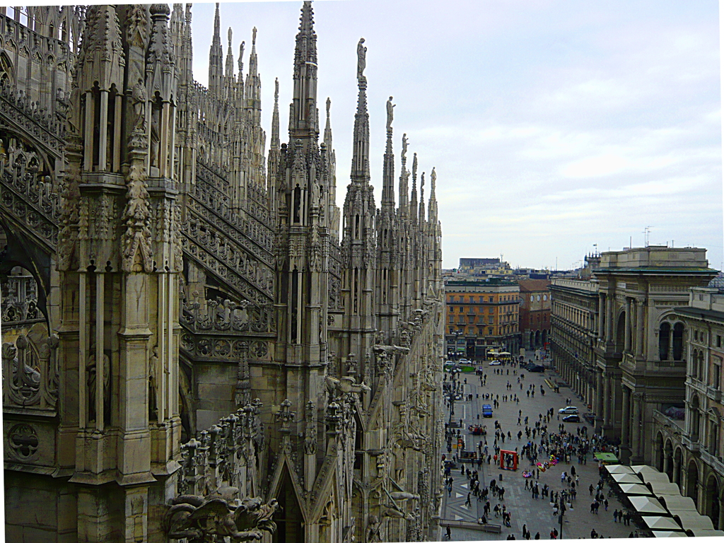 ドゥォモ　テラス　Italy Milano