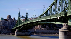 世界遺産　ドナウに架かる橋　自由橋 Budapest
