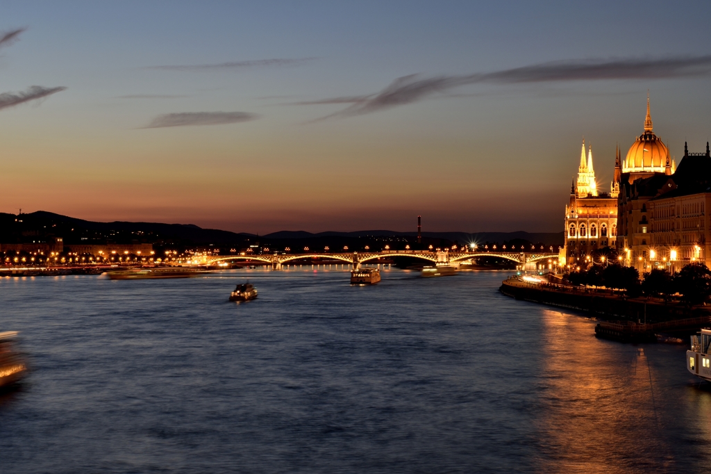 The Banks of the Danube Magic hour