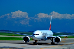 Emirates air at Venice airport