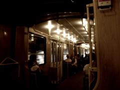 トラム車内2　Budapest