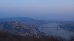 早朝　Budapest