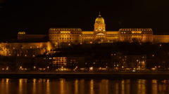 王宮　夜景　Budapest