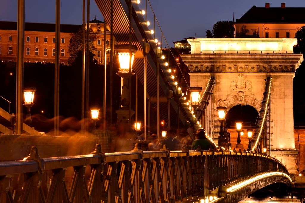 鎖橋　夕景