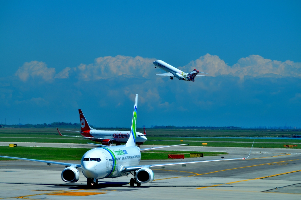 Arrival and Departure at Venice airport